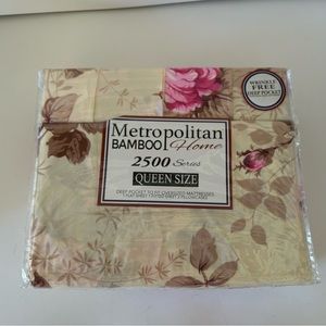 Pink and Ivory Queen Ultra Plush Sheet Set 2500 Deep Pocket